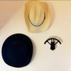 Bantlou Adjustable Cowboy Hat Rack Holder, Wooden Cowboy Hat Wall