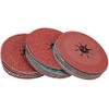 115mm Fibre Sanding Discs Mixed Grit 24 36 40 for