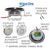 Wave One Marine FLUSH Mount 2.75" RGBW Internal Driver LED