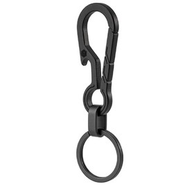 KeyUnity Titanium 2 in 1 EDC Keychain Clip Multitool, Carabiner Keyring, Quick Release Keyring, Belt Clip, Multi Tool Keyring, Key Holder with Bottle Opener, for Men & Women Outdoor Activities & Use