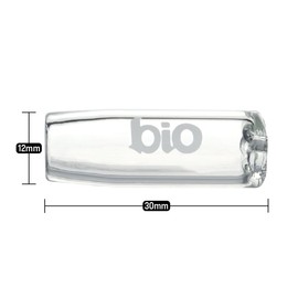 BIO Glass 'Stiletto' Cross Top Glass Tips, 12mm - 50 Count
