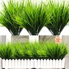 Plantas Artificiales 12 Piezas, 15,5"Artificial Hierba de Trigo Decoraciones, Resistentes