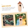 CIYODO Detailed Design Hummingbird House Bird Nest Outdoor Garden Swing