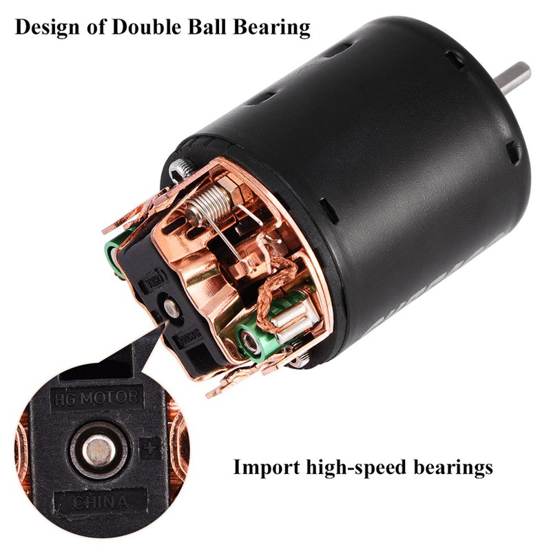 Brushed 540 Motor Remote Control Accessory For 1/10 RC Car