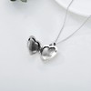 SOULMEET Heart Shaped Fairy Locket Necklace That Holds 2 Pictures