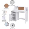 UTEX Kids Study Desk with Storage, Wooden Children School Study