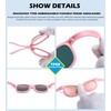 Flexible Polarized Baby Sunglasses with Adjustable Strap for Toddler Newborn
