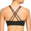 Undies.com Womens Low-Impact Sexy Racer-Back Sports Bra - White, Small