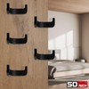 SOTECH Bill Double Hooks Matt Black 72.5 x 29 x