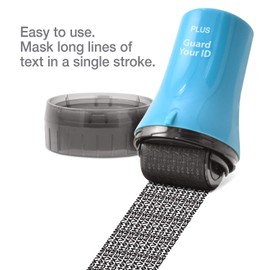 Guard Your ID Wide Advanced Roller 2.0 Identity Theft Prevention Security Stamp Turquoise