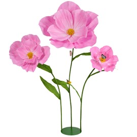 PUIBTOIV 5.8 Ft Giant Artificial Flowers for Decoration,Large EVA Flower Decor,Wedding Arrangements, Birthday Party Banquet Background,Hotel,Office,Window Display(Pink)