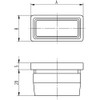 Croso End Cap for Square Tube Square 30 x 30