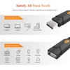 USB Splitter, ELECTOP 2 Ports USB A Hub, Dual Female