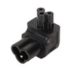 4PCS IEC320 C6 to IEC320 C5 Power Adapter Plug and