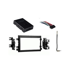 Compatible with Ford Edge 2007 2008 2009 2010 Double DIN Stereo Harness Radio Install Dash Kit Package New