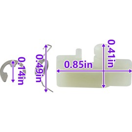 Unbranded MTD Recoil Starter Pawl Kit Craftsman 4 Cycle 30cc Troy-Bilt TB675EC Weed Wacker