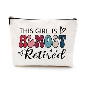 Retirement Gifts for Women, Retirement Gift for Woman, Happy Funny Retired Makeup Bag Coworker Leaving Gifts Cosmetic Bag Retired Gifts for Retirees Nurse Grandma Boss Lady Christmas Birthday Gifts