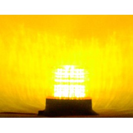 B45L4PACT AMBER ORANGE 85-265V AC 1/2" NPT PIPE MOUNT LED EMERGENCY WARNING SAFETY LIGHT BEACON STROBE EFFECT 110V 120V 220V 240V