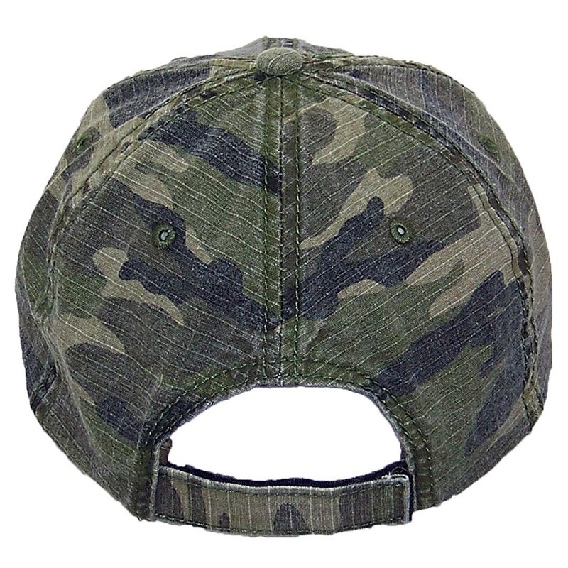 Mega Cap MG Unisex Unstructured Ripstop Camouflage, Camo, Size One