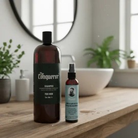 Kit Shampoo 1l Y Tónico For Men The Conqueror Anticaída                                                                                               