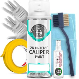 ERA Paints 2K Brake Caliper Paint Kit – Teal | High-Gloss Spray, 500°F Heat & Chemical Resistant | Complete DIY Kit with Degreaser, Gloves & Tape | Made in USA