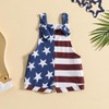 Baby Boy 4th of July Outfits American Flag Romper 4th