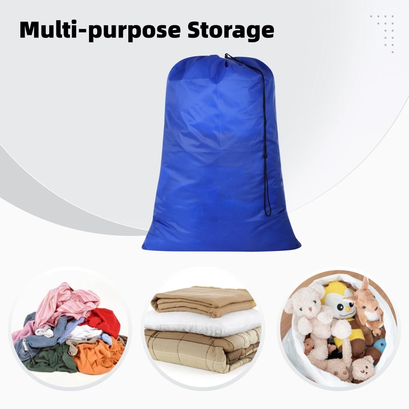 12 Pcs Extra Large Laundry Bags - 27.6×39.4" Drawstring Storage