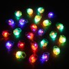 Novelty Place [Party Stars] Flashing LED Bumpy Jelly Ring Light-Up