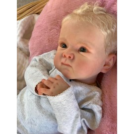 Anano 18 Inch Reborn Baby Dolls Real Baby Dolls Realistic Reborn Baby Dolls Baby Dolls Soft Body Dolls Slightly Weighted with A Cloth Body for Kids