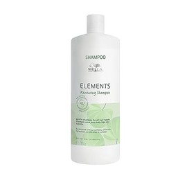 Wella Professionals Elements Renewing Shampoo ohne Sulfate und Silikone – beruhigende Haarpflege für empfindliche Kopfhaut – mit Aloe Vera und Vitmain E – 1 l