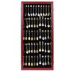 COMSREV 60 Souvenir Tea Spoon Display Case Collection Collector Rack