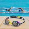 Speedo Junior Vanquisher 3.0 Mirror Swim Goggles - Rainbow |