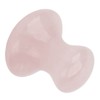 Scraping Stone Tool Mushroom Shape Pink Rose Quartz Gua Sha