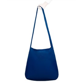 Nanobag - Ultra-Lightweight Compact Tote Shopping Bag - Reusable, Tiny and Eco-Friendly Foldable Multipurpose and Stylish (Sling, Navy)