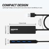 OBERSTER USB C Hub, 4-in-1 USB C Multiport with Fast