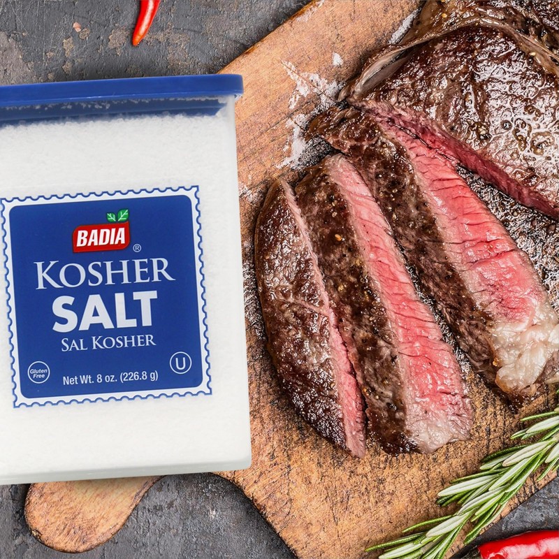 Badia Kosher Salt, 8 oz – Essential Kitchen Kosher Salt