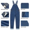 HISEA Womens Denim Bib Overalls, Women's Relaxed Fit Casual Jean