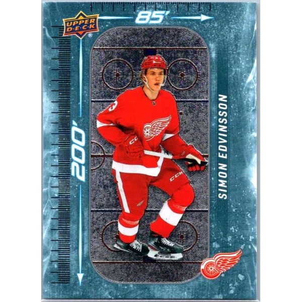 2023-24 Upper Deck Hockey 200' x 85' Simon Edvinsson Rookie