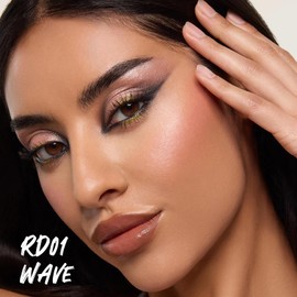 FOCALLURE Shimmer Matte Eyeshadow Palette,Smooth Mineral Eyeshadow Pigment,Easy to Create Daily Look,Long Lasting Professional Eye Shadow Makeup,RD01 Wave