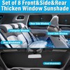 KMF 8pcs Full Window Sun Shades for Jeep Grand Cherokee
