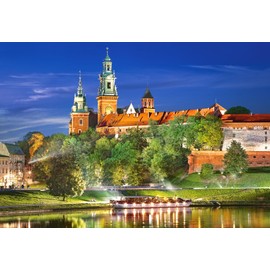 Castorland Wawel Castle by Night, Poland Puzzle (1000 Piece)