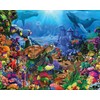 Springbok's 1000 Piece Jigsaw Puzzle Undersea Turtle - Made in
