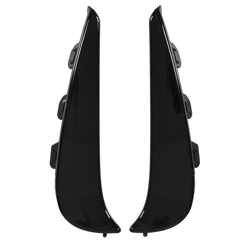 Gloss Black Front Bumper Fog Grille Ari Vent Cover Trims