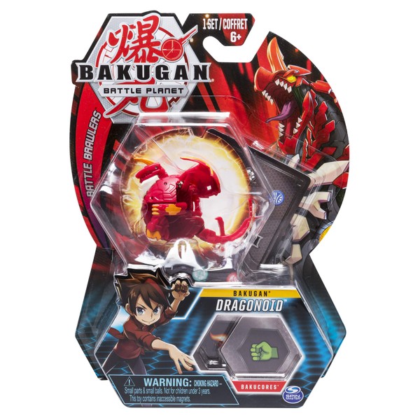 Bakugan, Dragonoid, 2-inch Tall Collectible Transforming Creature, for Ages 6