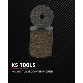 KS Tools High Performance Thin Cutting Disc Diameter 50 mm 515.5056 I 50 x Cutting Discs I Sanding Disc for Sheet Metal and Thin-Walled Profiles I Cuts Exactly & Quickly