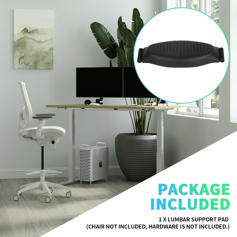 ECOTRIC Lumbar Support Pad Compatible with Herman Miller Classic Aeron