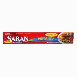 Ziploc Saran Wrap, 100 Sq Ft, Pack of 12
