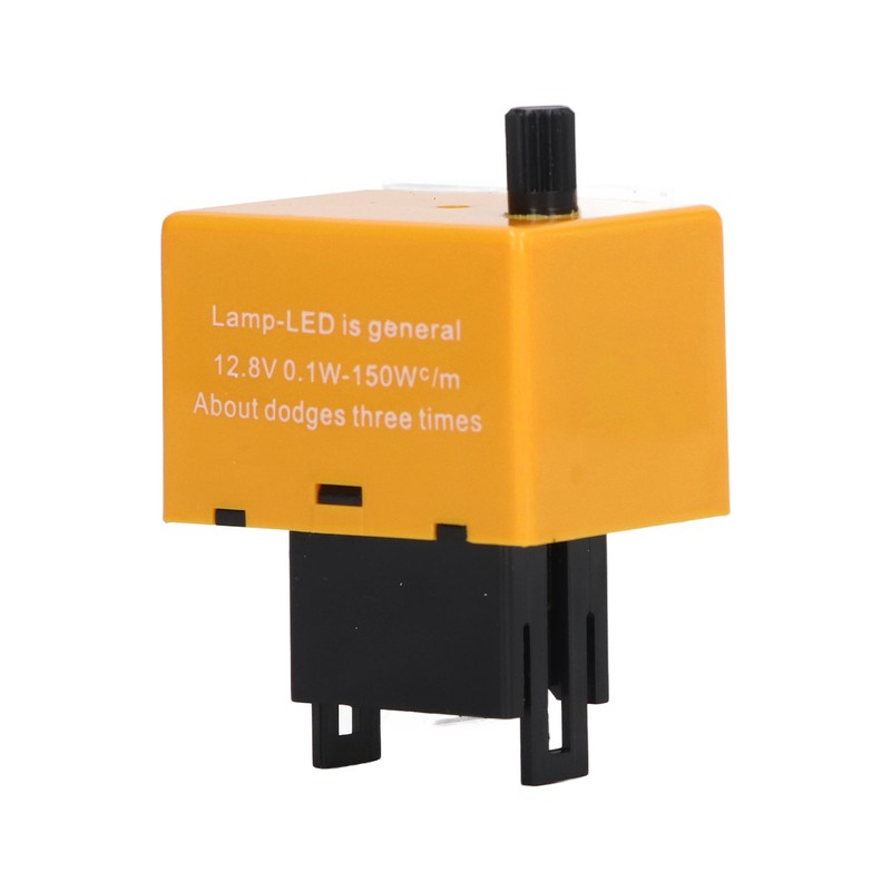 Electronic LED Flasher Relay 8 Pin Adjustable Frequency ABS Flasher