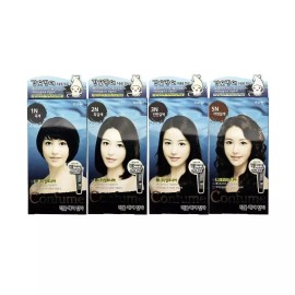 Fruit Nation 과일나라 컨퓸 먹물 헤어칼라 염색약 새치커버 - O [1N흑색] Fruit Land Confeum Ink Hair Color Dye Gray Hair Cover - O [1N Black]