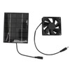 Solar Panel Fan Exhaust Air Ventilation Heat Dissipation Tool for